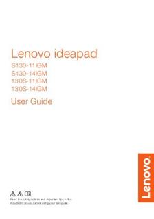Lenovo Ideapad S130 14 manual. Camera Instructions.